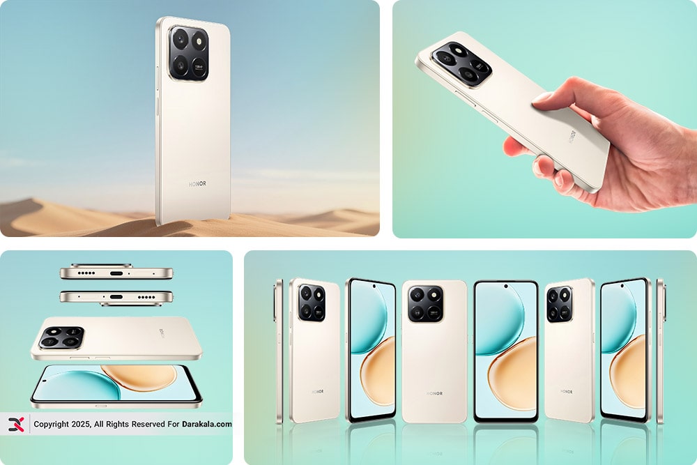 گوشیHonor x7d-طراحی پنل پشت و جلو